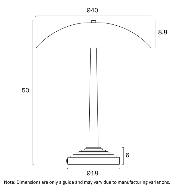 Table lamp Corvus 2x E27 Antique Brass